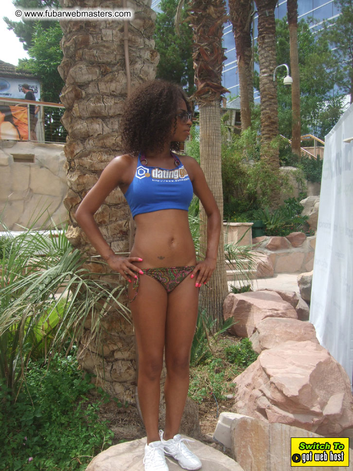 Cabanas and poolside