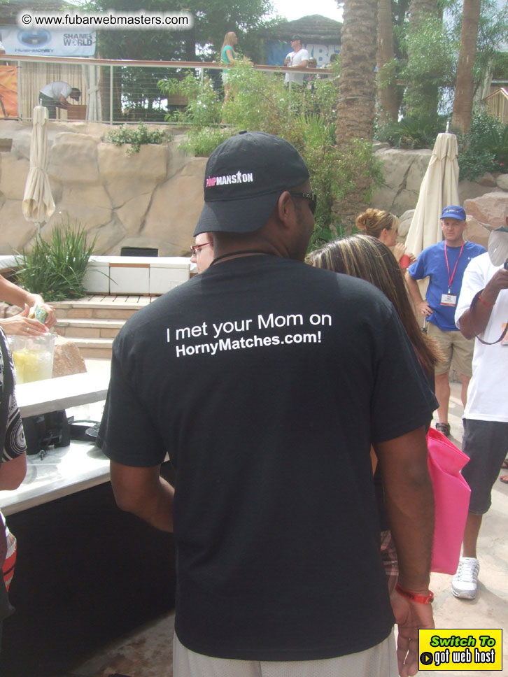 Cabanas and poolside