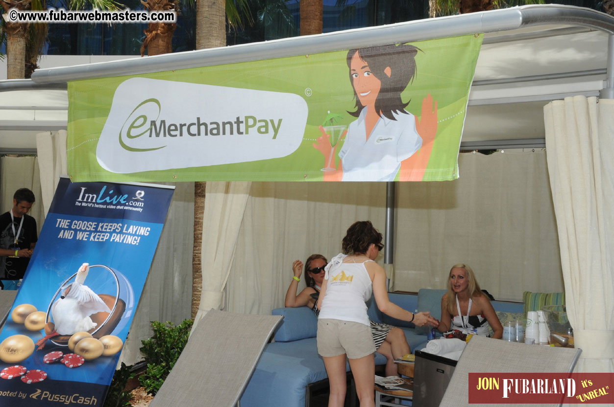 Cabana Exhibits & Networking Hub @ Dish Pool