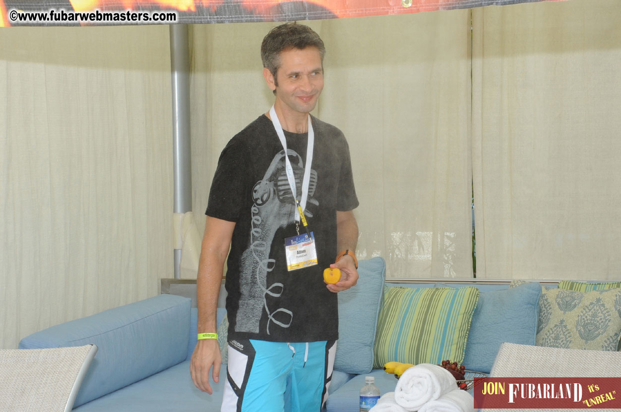 Cabana Exhibits & Networking Hub @ Dish Pool