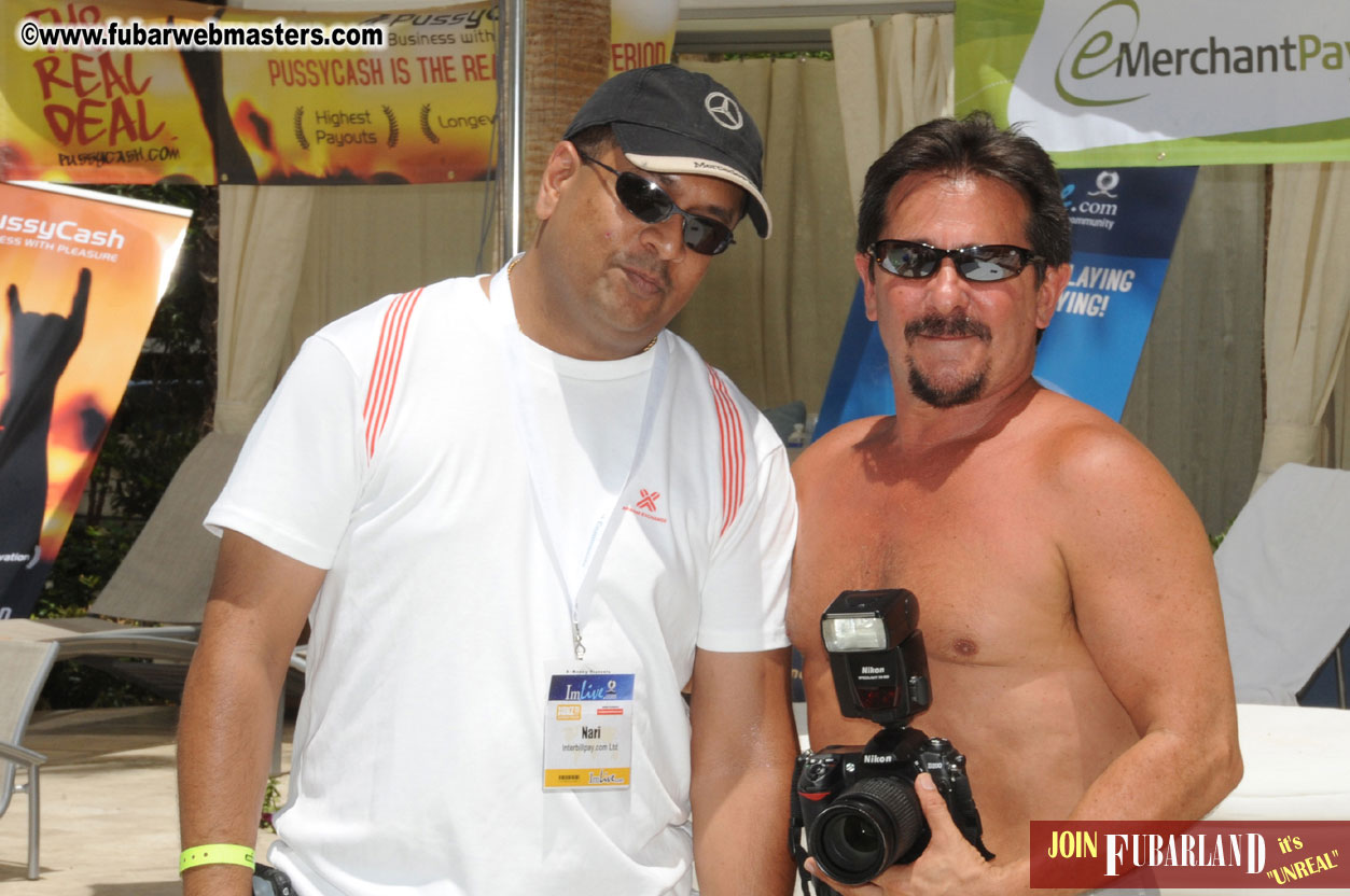 Cabana Exhibits & Networking Hub @ Dish Pool