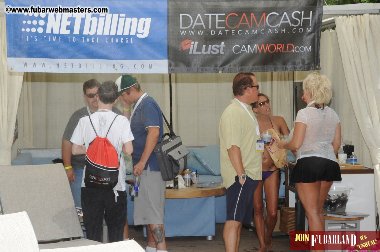 Cabana Exhibits & Networking Hub @ Dish Pool