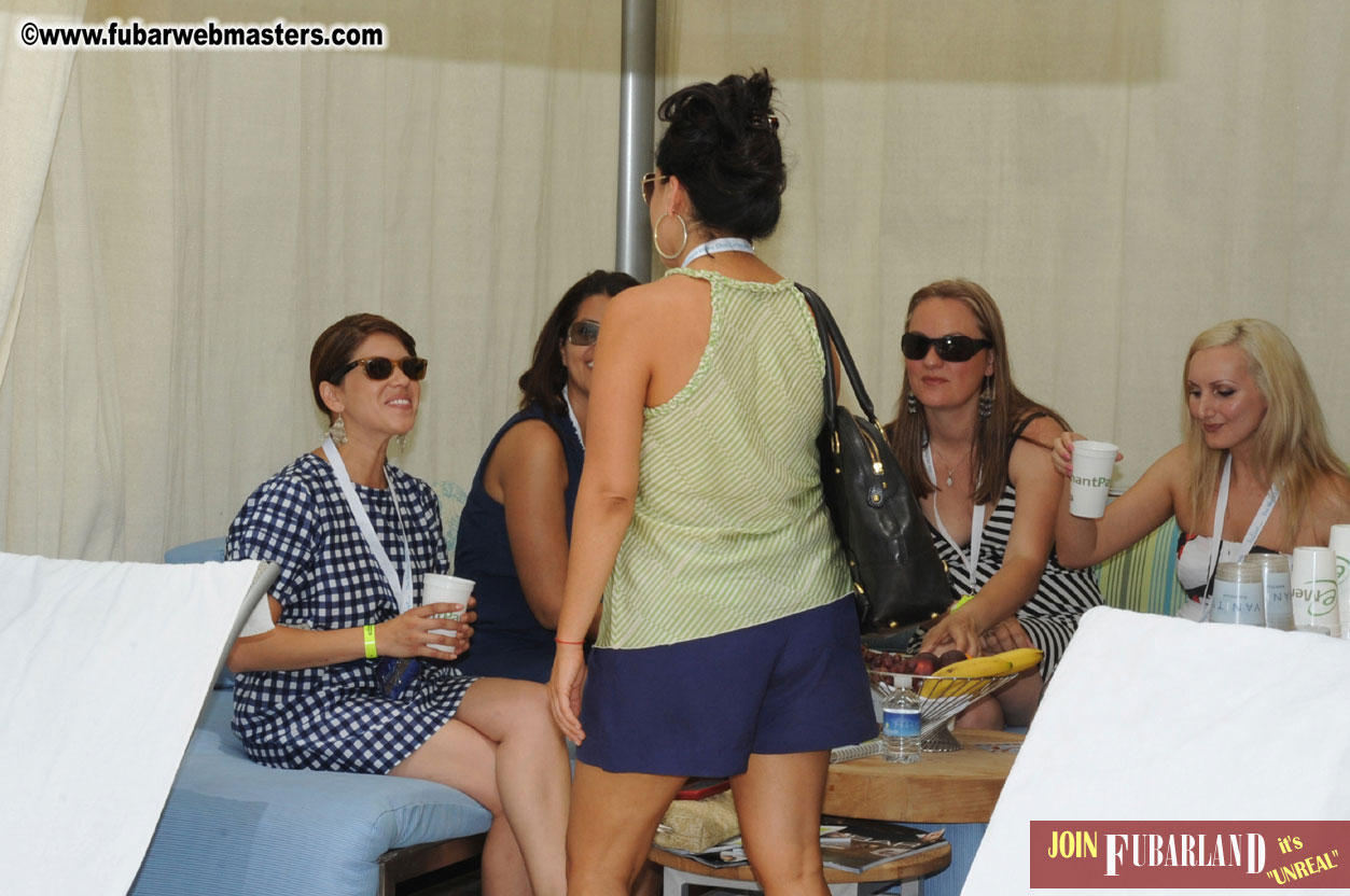 Cabana Exhibits & Networking Hub @ Dish Pool