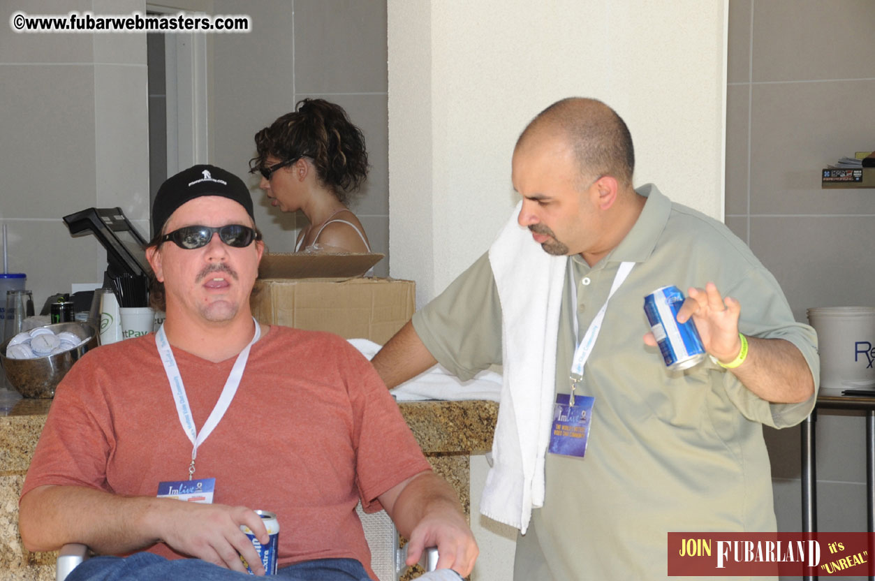 Cabana Exhibits & Networking Hub @ Dish Pool