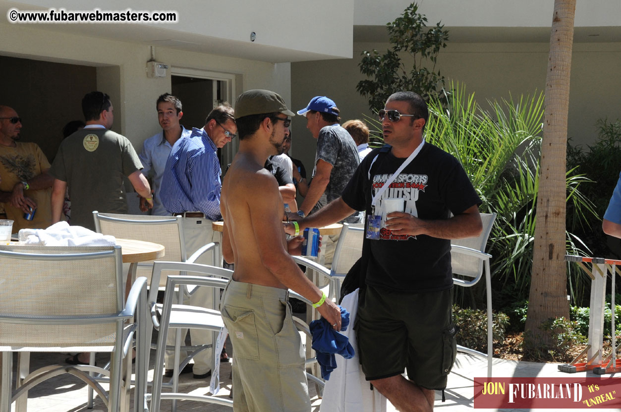 Cabana Exhibits & Networking Hub @ Dish Pool