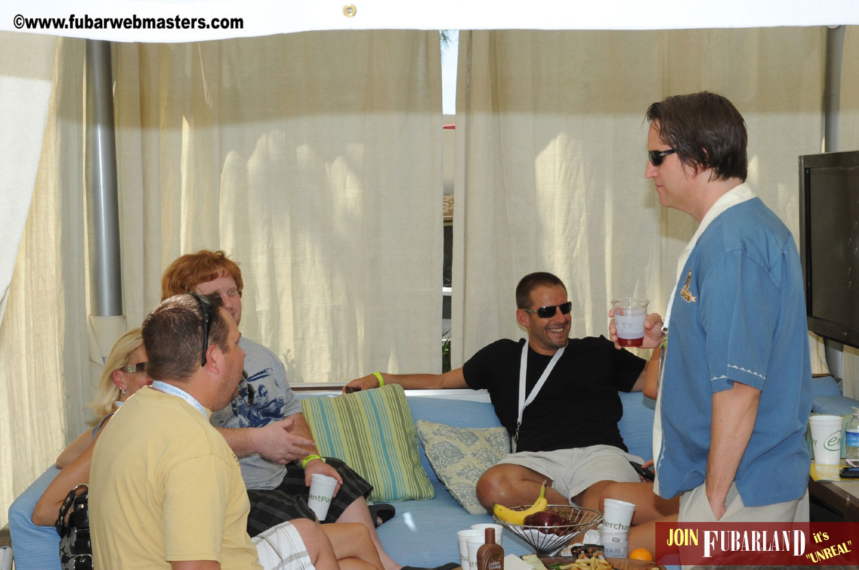 Cabana Exhibits & Networking Hub @ Dish Pool