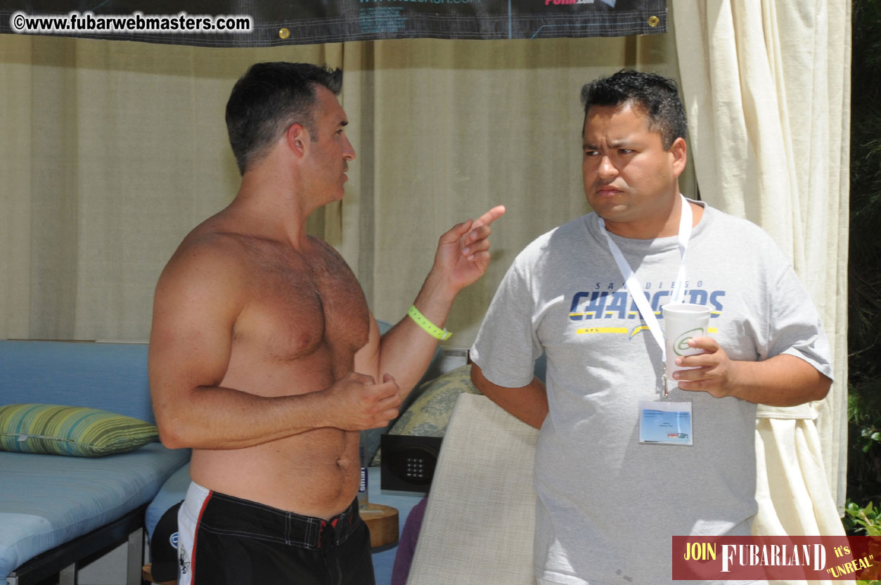 Cabana Exhibits & Networking Hub @ Dish Pool