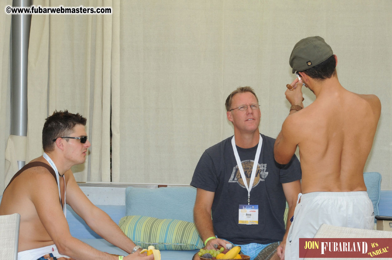 Cabana Exhibits & Networking Hub @ Dish Pool