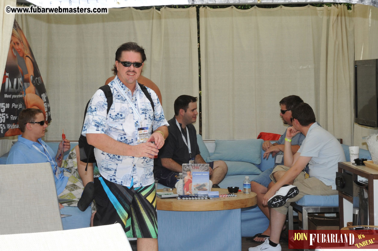 Cabana Exhibits & Networking Hub @ Dish Pool