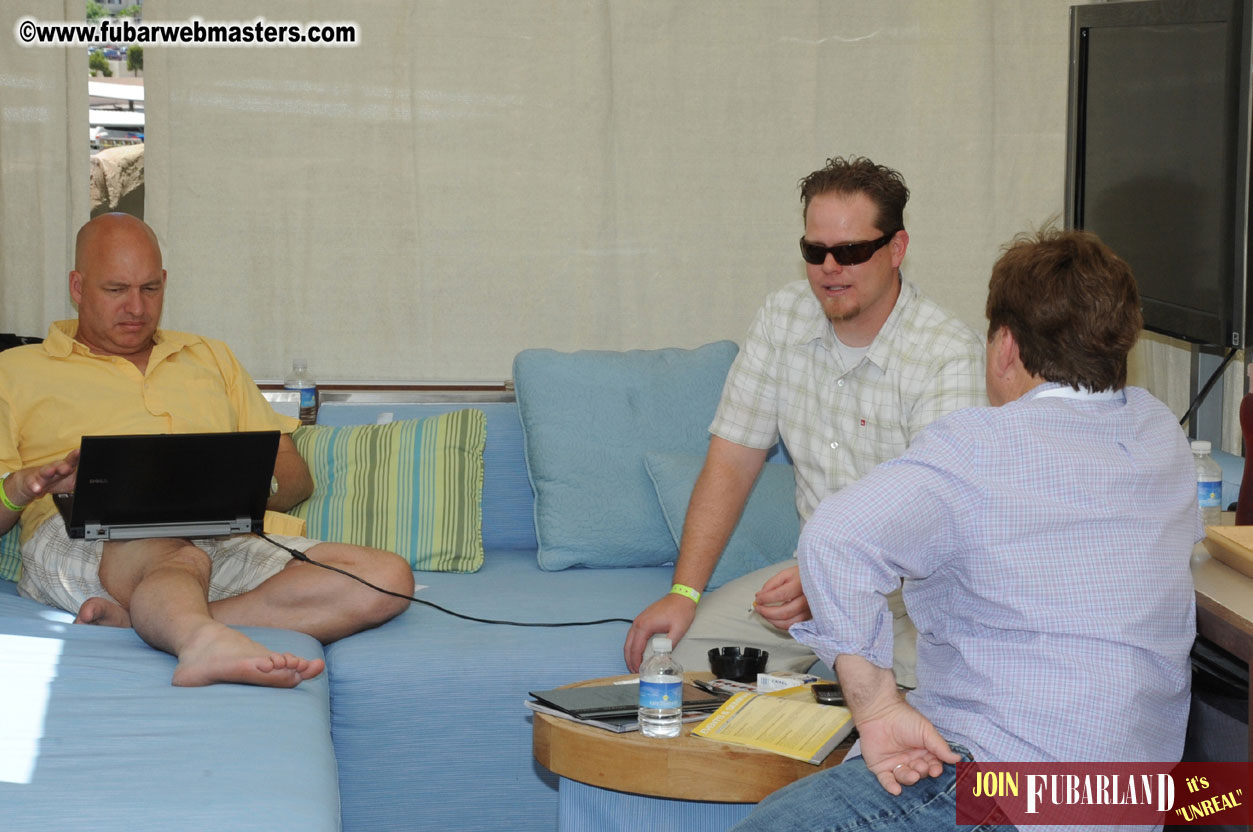 Cabana Exhibits & Networking Hub @ Dish Pool