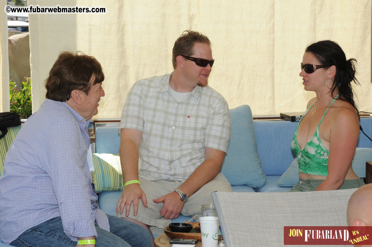 Cabana Exhibits & Networking Hub @ Dish Pool