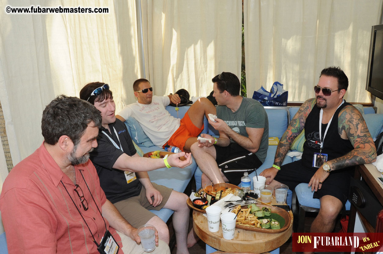 Cabana Exhibits & Networking Hub @ Dish Pool