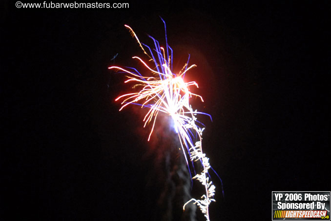 Laser Lightshow, Bon Fire and Fireworks