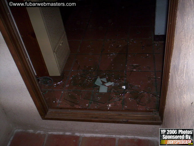 DJ Air3k's attempt at walking thru glass