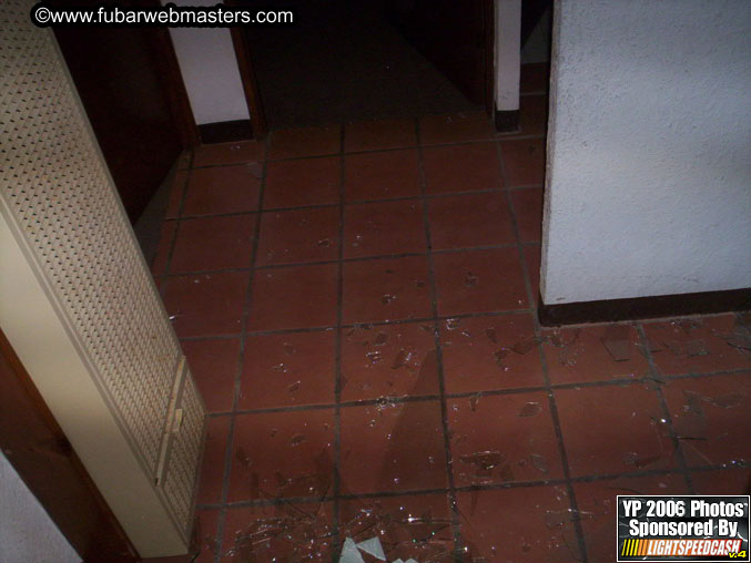 DJ Air3k's attempt at walking thru glass