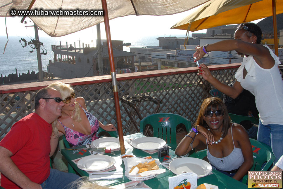 Lobster and margarita dinner in Puerto Nuevo