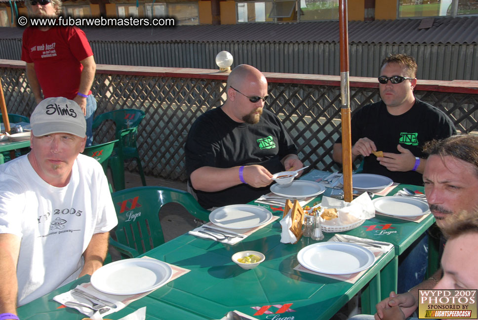 Lobster and margarita dinner in Puerto Nuevo