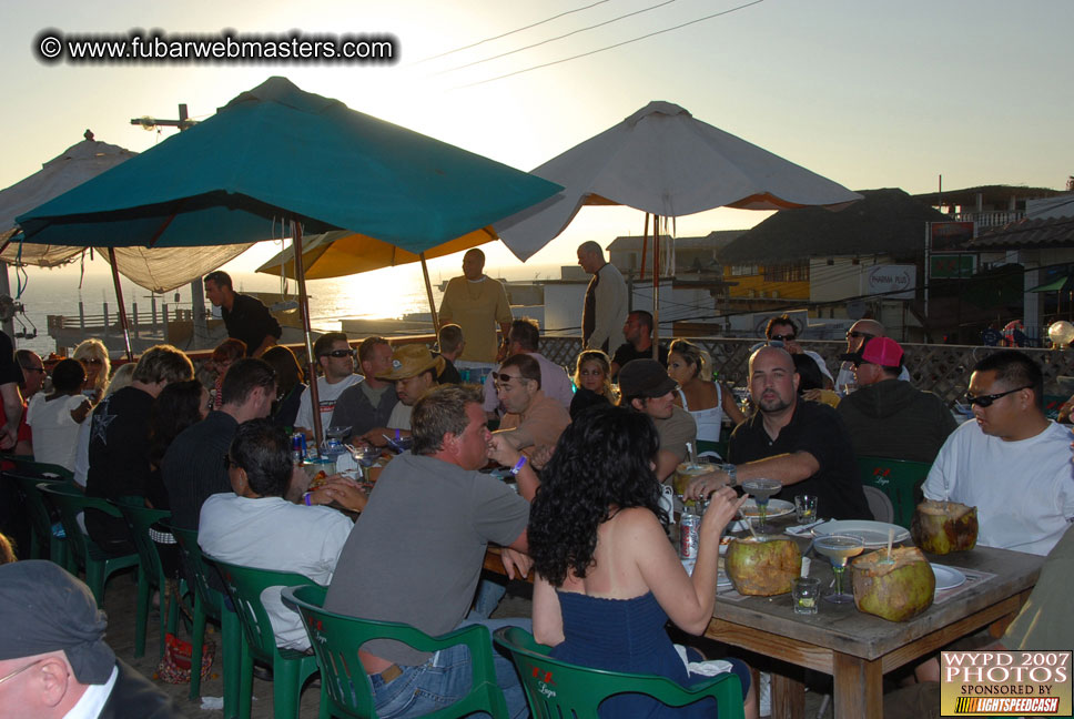 Lobster and margarita dinner in Puerto Nuevo