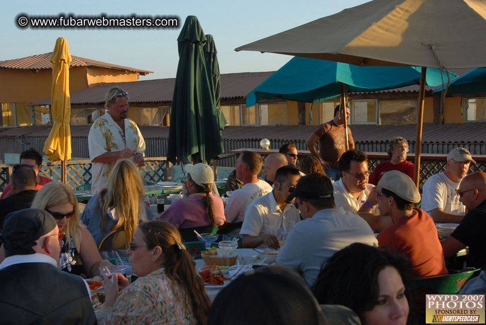 Lobster and margarita dinner in Puerto Nuevo