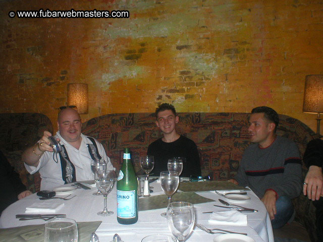 Special Invitational Webmaster Dinner 2002