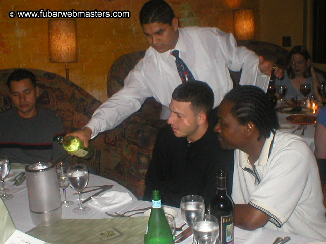 Special Invitational Webmaster Dinner 2002