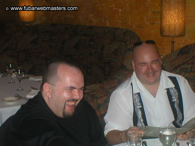 Special Invitational Webmaster Dinner 2002