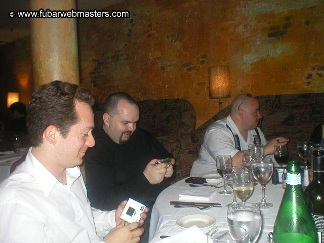 Special Invitational Webmaster Dinner 2002
