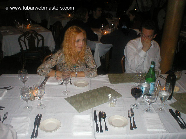 Special Invitational Webmaster Dinner 2002