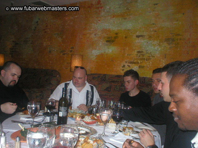 Special Invitational Webmaster Dinner 2002