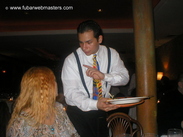 Special Invitational Webmaster Dinner 2002