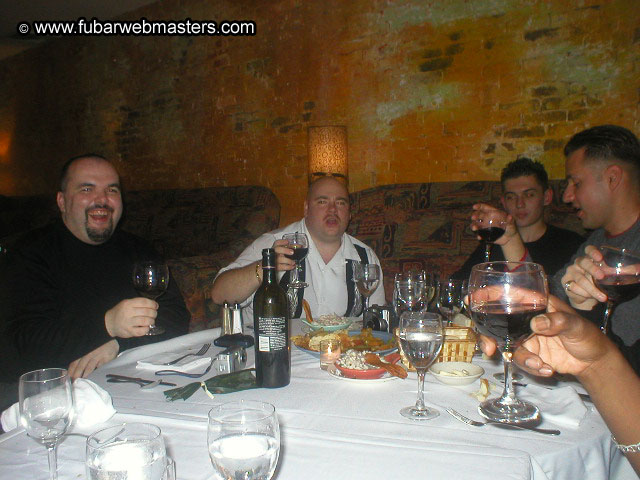 Special Invitational Webmaster Dinner 2002