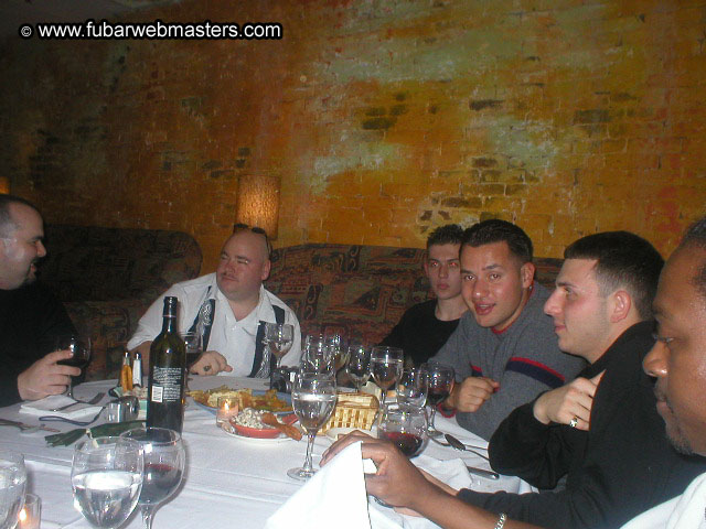 Special Invitational Webmaster Dinner 2002