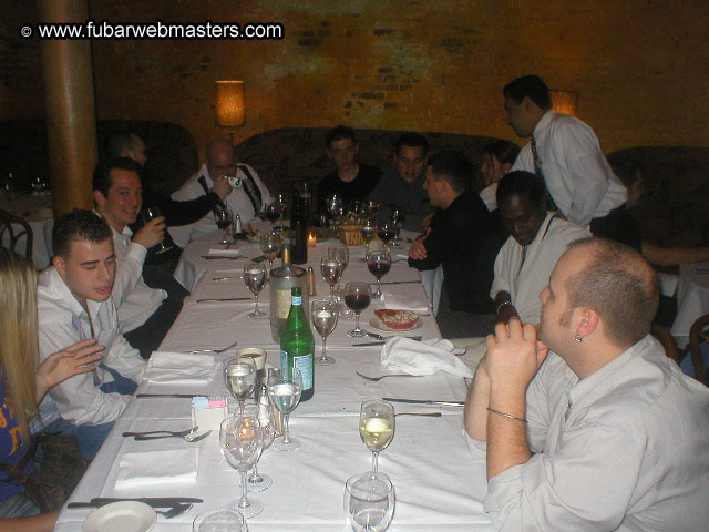 Special Invitational Webmaster Dinner 2002