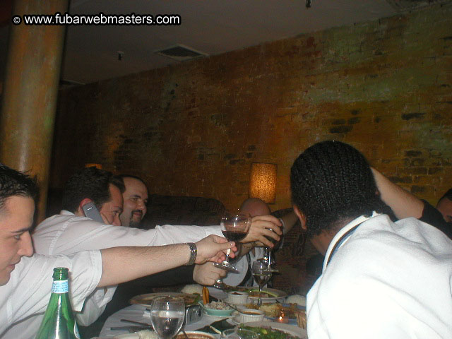 Special Invitational Webmaster Dinner 2002