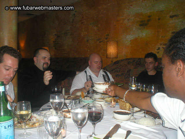 Special Invitational Webmaster Dinner 2002