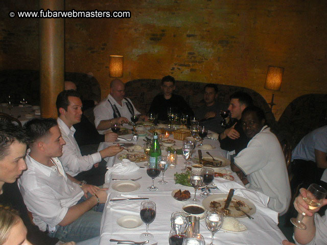 Special Invitational Webmaster Dinner 2002