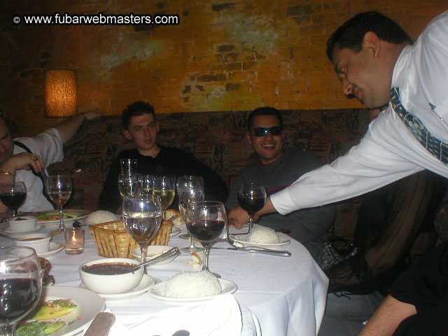 Special Invitational Webmaster Dinner 2002