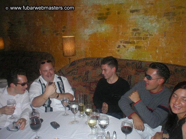 Special Invitational Webmaster Dinner 2002