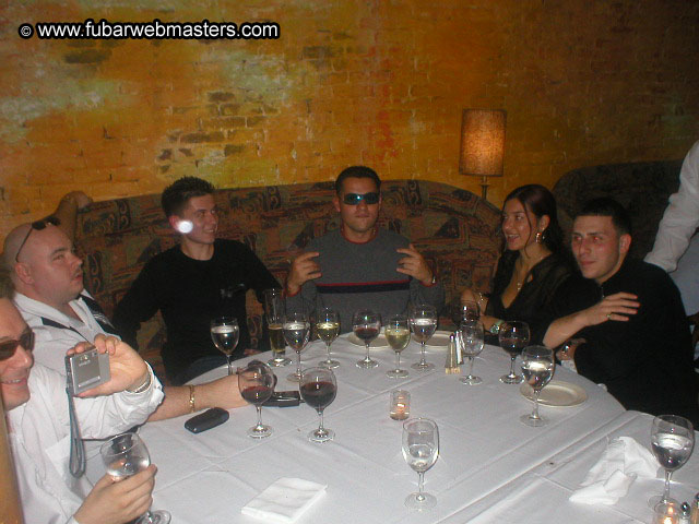 Special Invitational Webmaster Dinner 2002