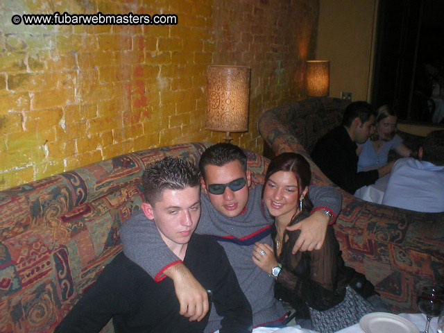 Special Invitational Webmaster Dinner 2002