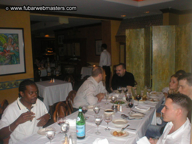 Special Invitational Webmaster Dinner 2002