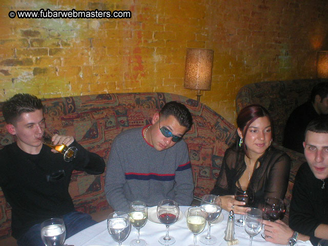 Special Invitational Webmaster Dinner 2002