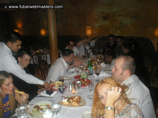 Special Invitational Webmaster Dinner 2002