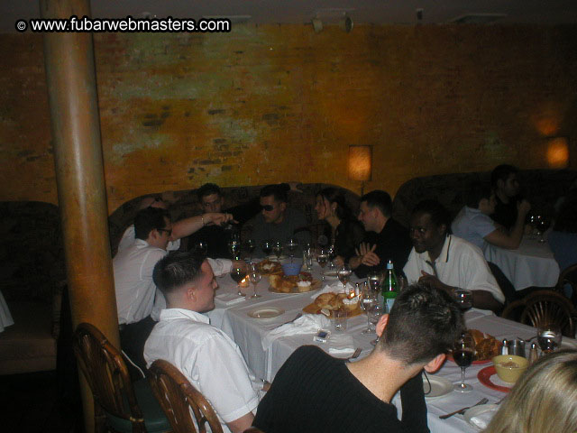 Special Invitational Webmaster Dinner 2002