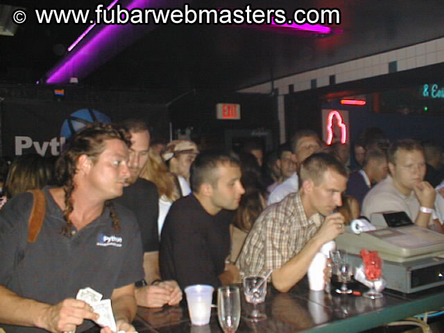 Python's Pre-show Warm-up 2002