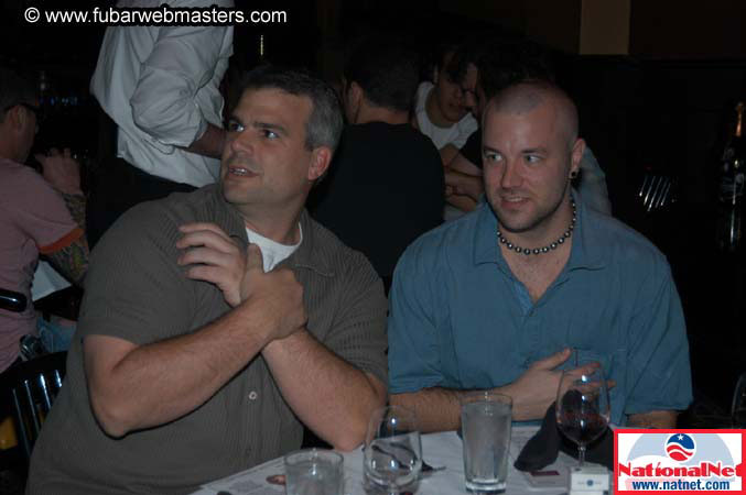 Consumption Junction 5th Aniversary Dinner at Alluvia 2004