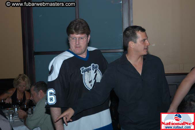 Consumption Junction 5th Aniversary Dinner at Alluvia 2004