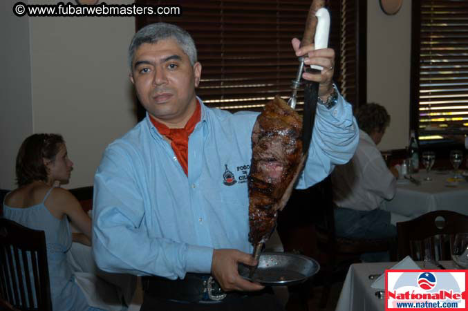 Dinner at Fogo de Chao 2004
