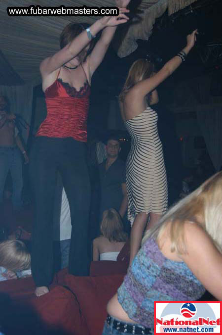 The afterparty at the Velvet Room 2004