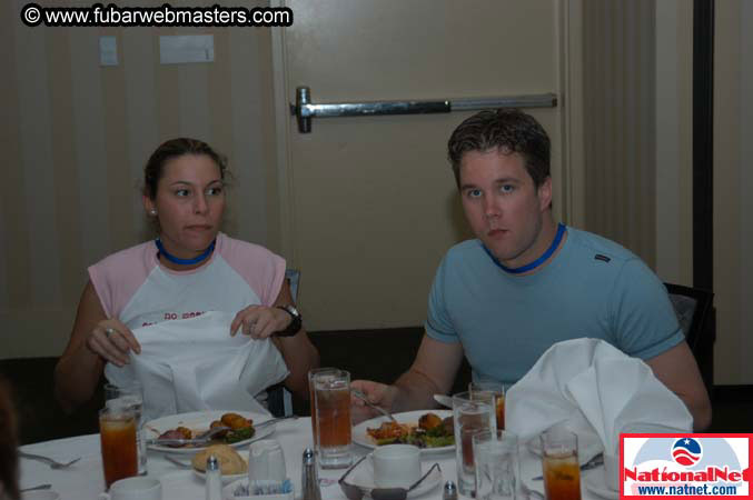 Buffet Dinner at the Hotel 2004